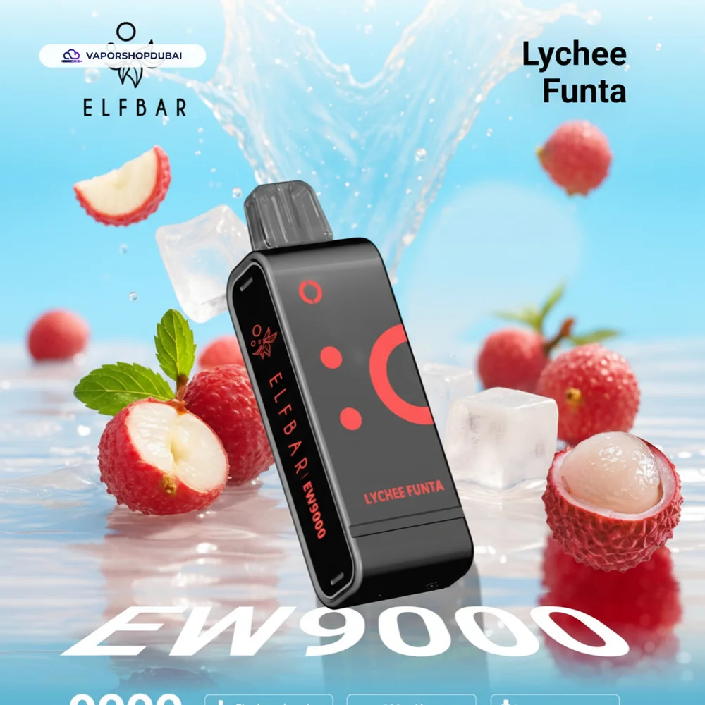 Elf Bar EW9000 Replacement Pods Prefilled 9000 Puffs In UAE 41 lychee-funta