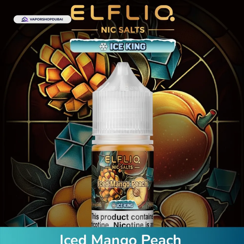 ELFLIQ Nic Salts E-Liquid In UAE 11 ELFLIQ Nic Salts 30mg Ice King In UAE