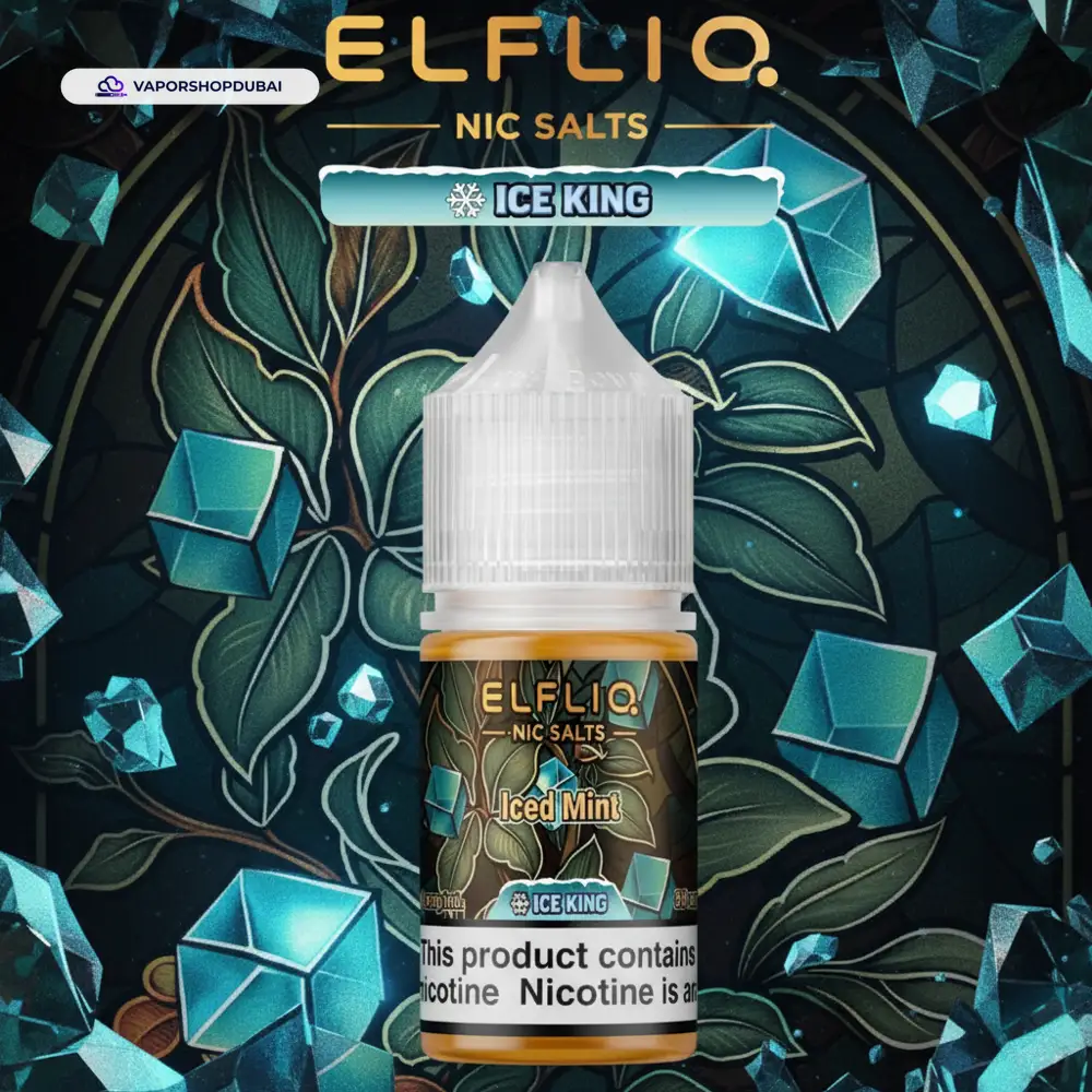 ELFLIQ Nic Salts E-Liquid In UAE 13 ELFLIQ Nic Salts 30mg Ice King In UAE