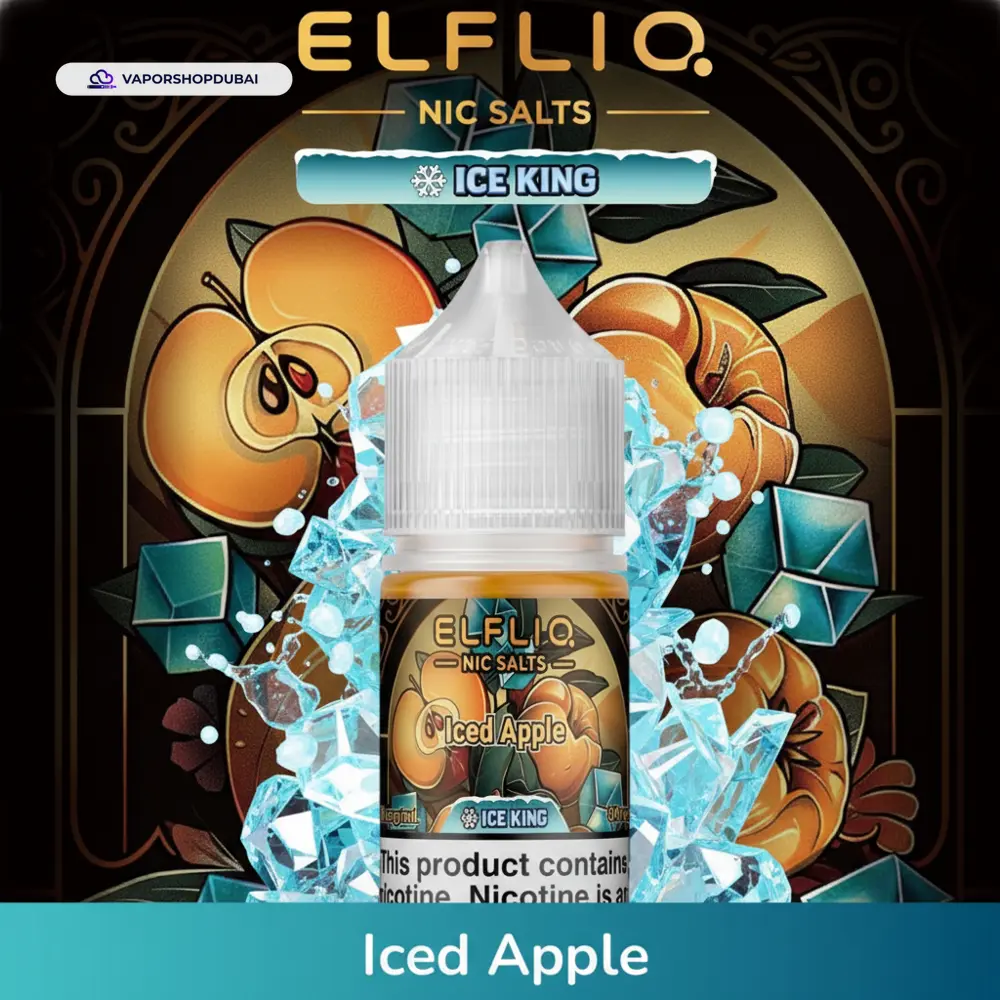 ELFLIQ Nic Salts E-Liquid In UAE 16 ELFLIQ Nic Salts 30mg Ice King In UAE