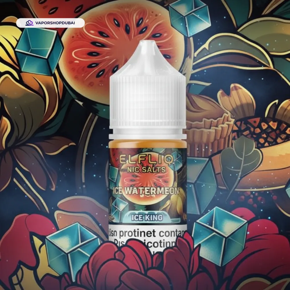 ELFLIQ Nic Salts E-Liquid In UAE 17 ELFLIQ Nic Salts 30mg Ice King In UAE