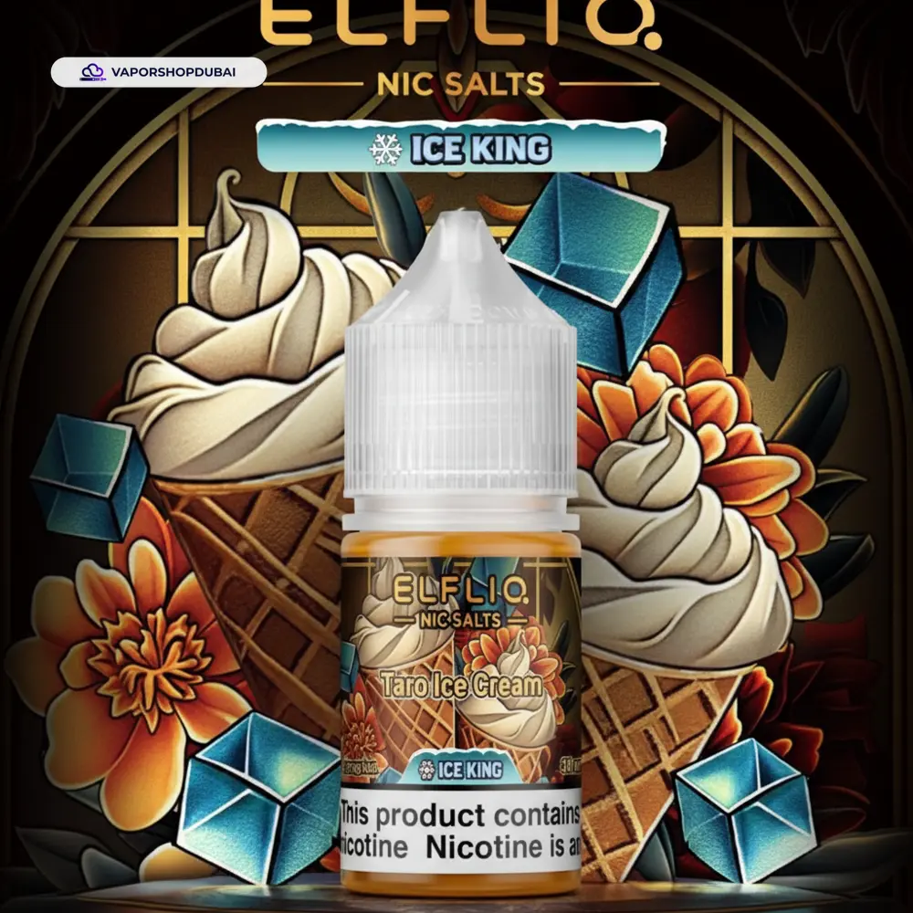 ELFLIQ Nic Salts E-Liquid In UAE 18 ELFLIQ Nic Salts 30mg Ice King In UAE