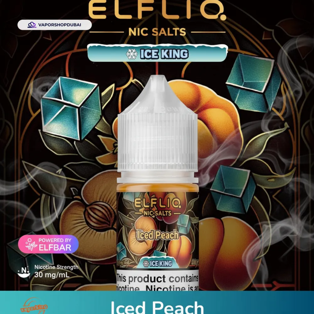 ELFLIQ Nic Salts E-Liquid In UAE 23 ELFLIQ Nic Salts 30mg Ice King In UAE