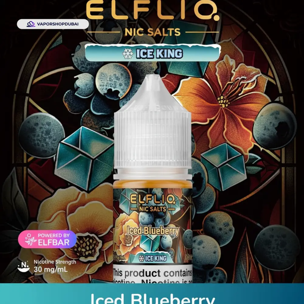 ELFLIQ Nic Salts E-Liquid In UAE 24 ELFLIQ Nic Salts 30mg Ice King In UAE