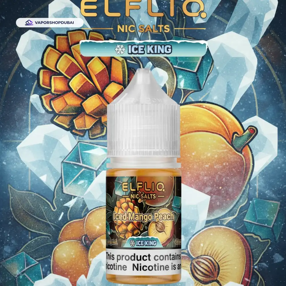 ELFLIQ Nic Salts E-Liquid In UAE 27 ELFLIQ Nic Salts 30mg Ice King In UAE