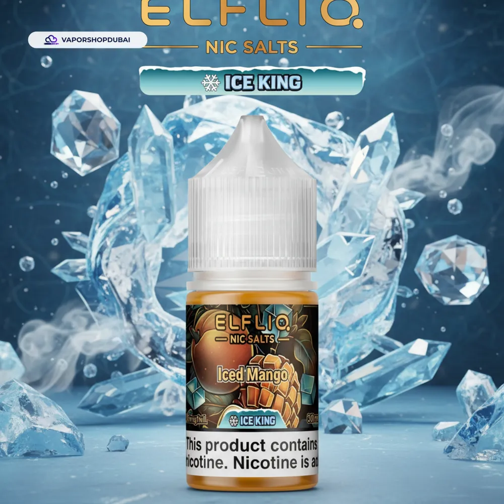 ELFLIQ Nic Salts E-Liquid In UAE 28 ELFLIQ Nic Salts 30mg Ice King In UAE