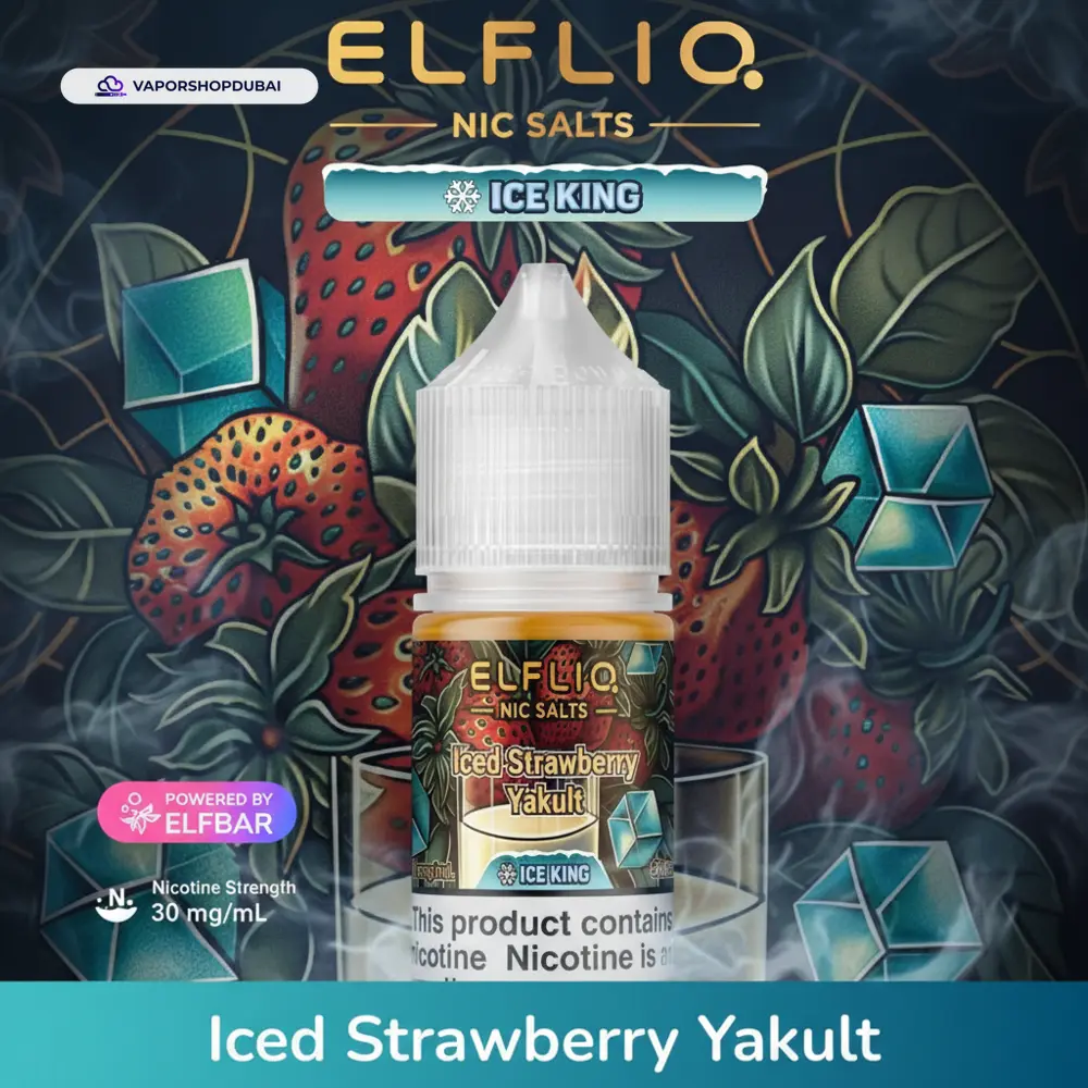 ELFLIQ Nic Salts E-Liquid In UAE 4 ELFLIQ Nic Salts 30mg Ice King In UAE