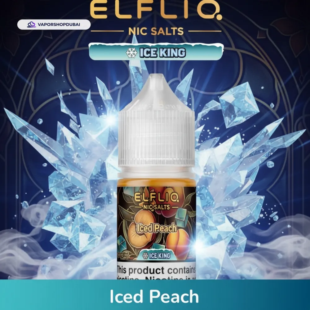 ELFLIQ Nic Salts E-Liquid In UAE 7 ELFLIQ Nic Salts 30mg Ice King In UAE