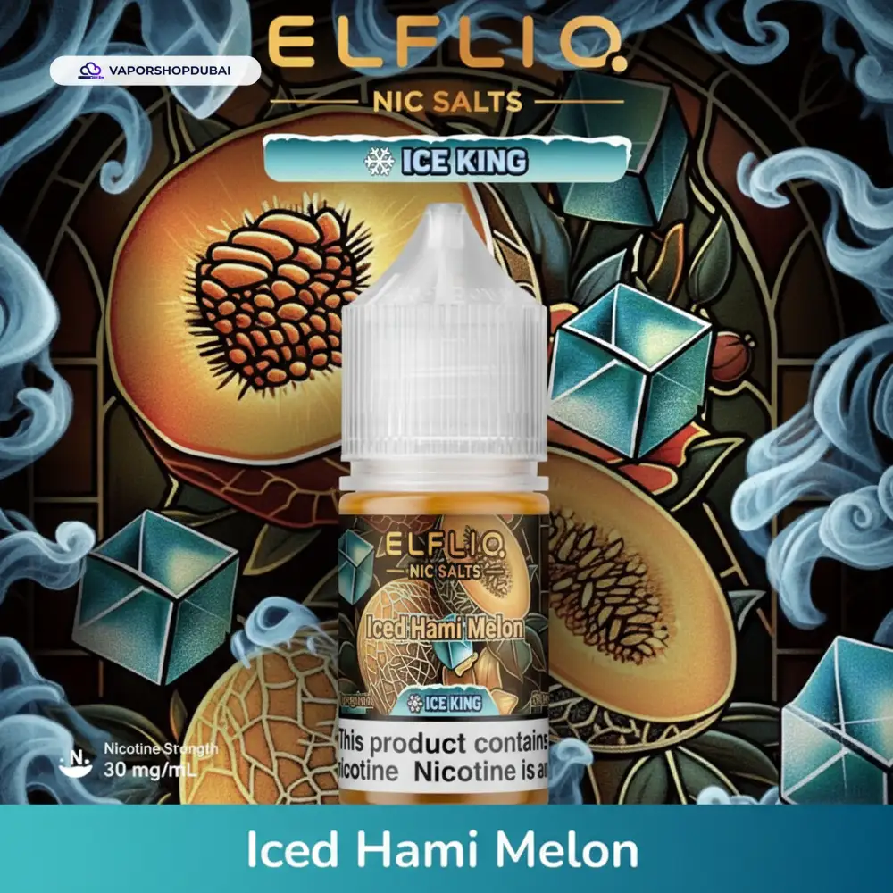 ELFLIQ Nic Salts E-Liquid In UAE 10 ELFLIQ Nic Salts 30mg Ice King In UAE