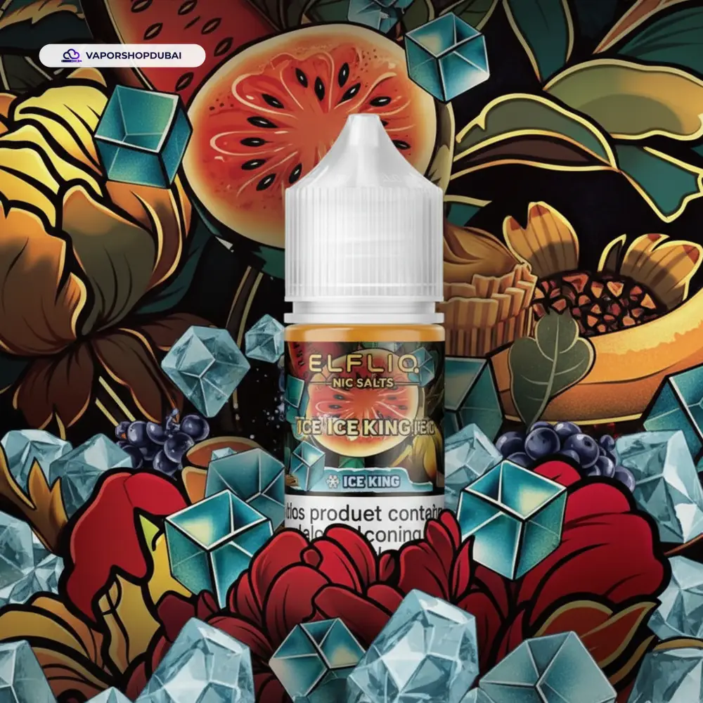 ELFLIQ Nic Salts E-Liquid In UAE 1 ELFLIQ Nic Salts 30mg Ice King In UAE