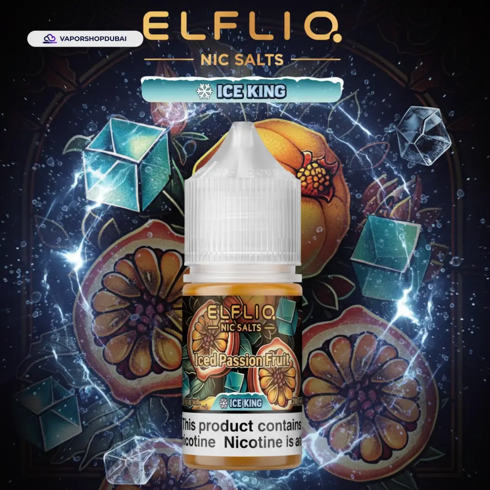 ELFLIQ Nic Salts 30mg Ice King In UAE 41 iced-passion-fruit