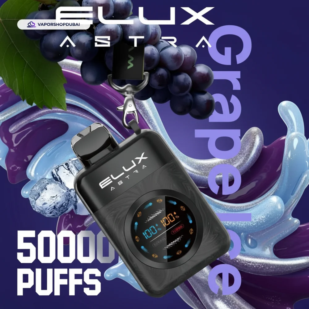 Elux Astra 50000 Puffs Vape In UAE 24 grape-ice