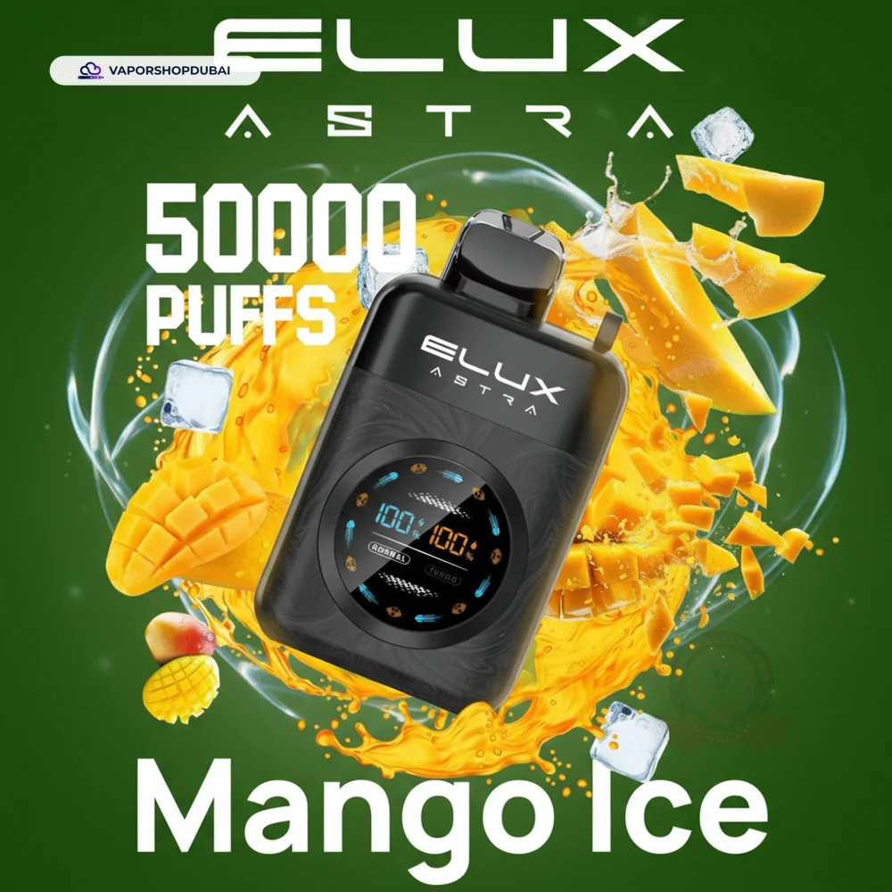 Elux Astra 50000 Puffs Vape In UAE 25 mango-ice