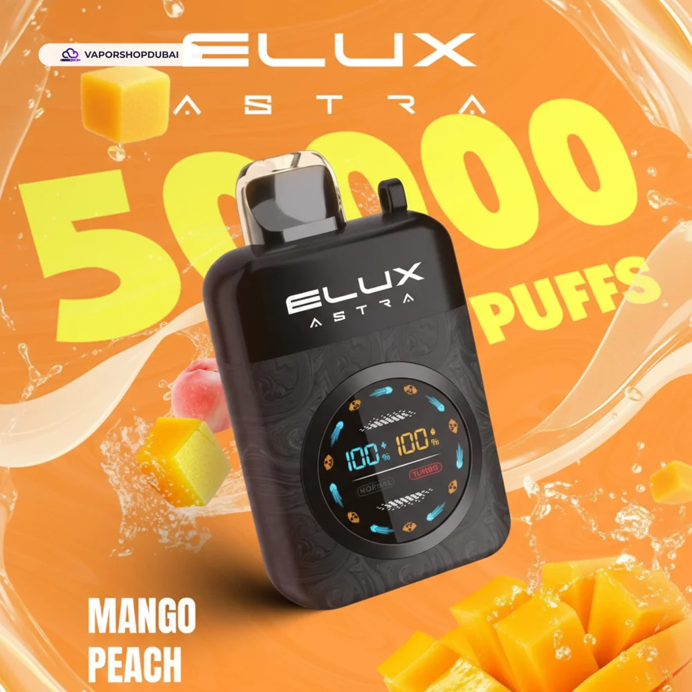 Elux Astra 50000 Puffs Vape In UAE 27 mango-peach