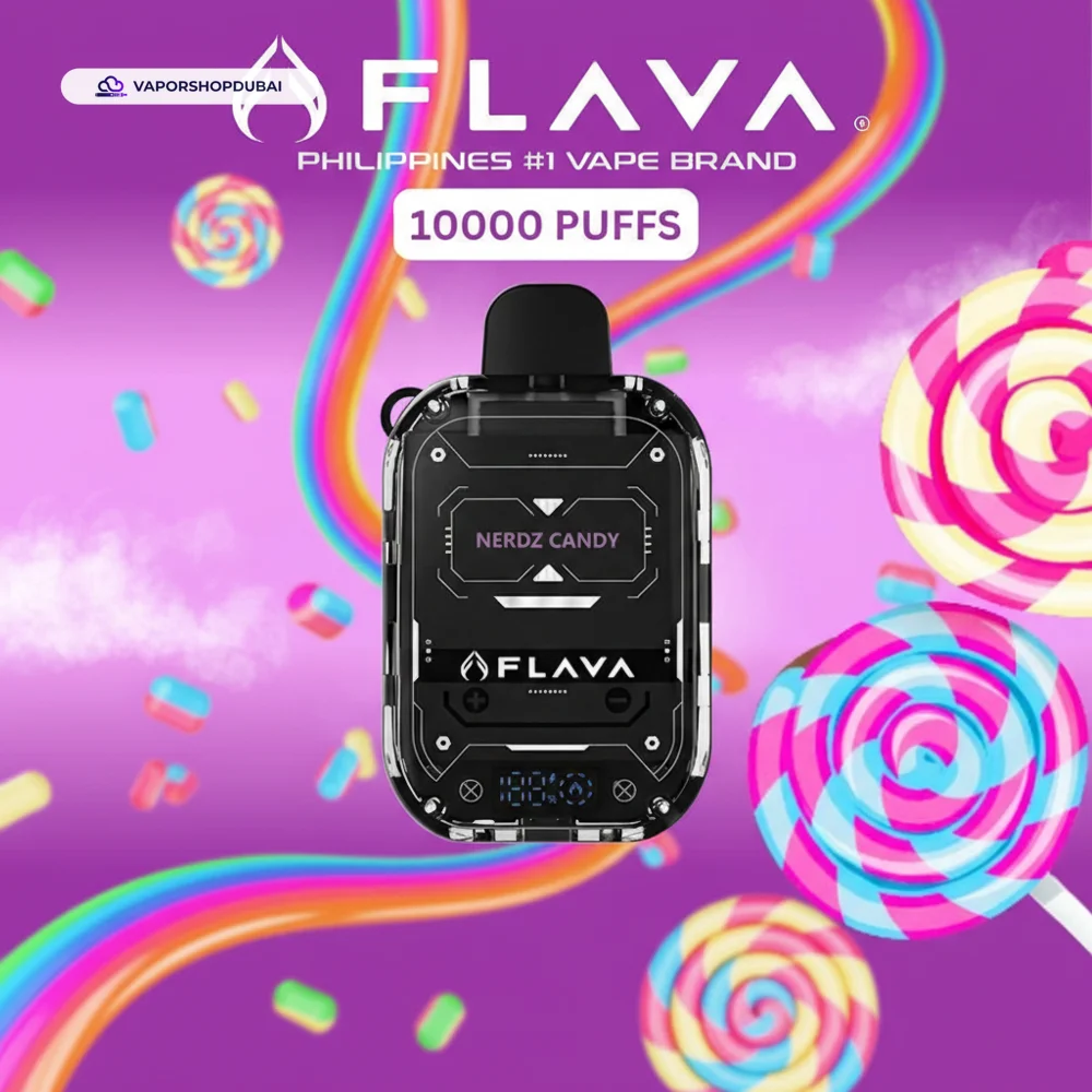 Flava Nimmbox 10000 Puffs Disposable Vape In UAE 30 nerdz-candy