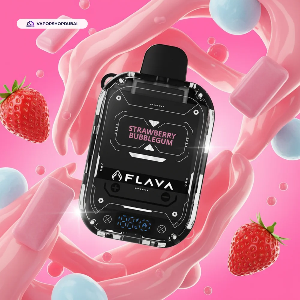 Flava Nimmbox 10000 Puffs Disposable Vape In UAE 31 strawberry-bubblegum