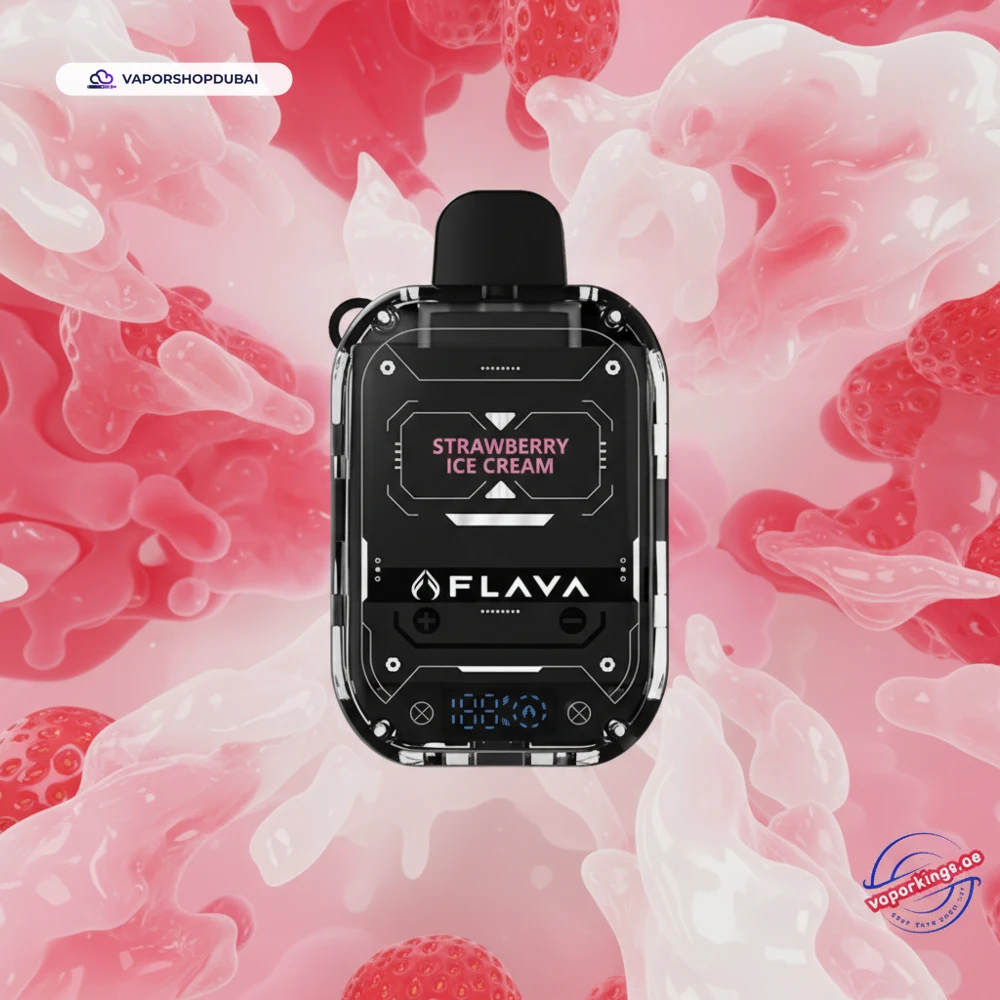 Flava Nimmbox 10000 Puffs Disposable Vape In UAE 32 strawberry-ice-cream