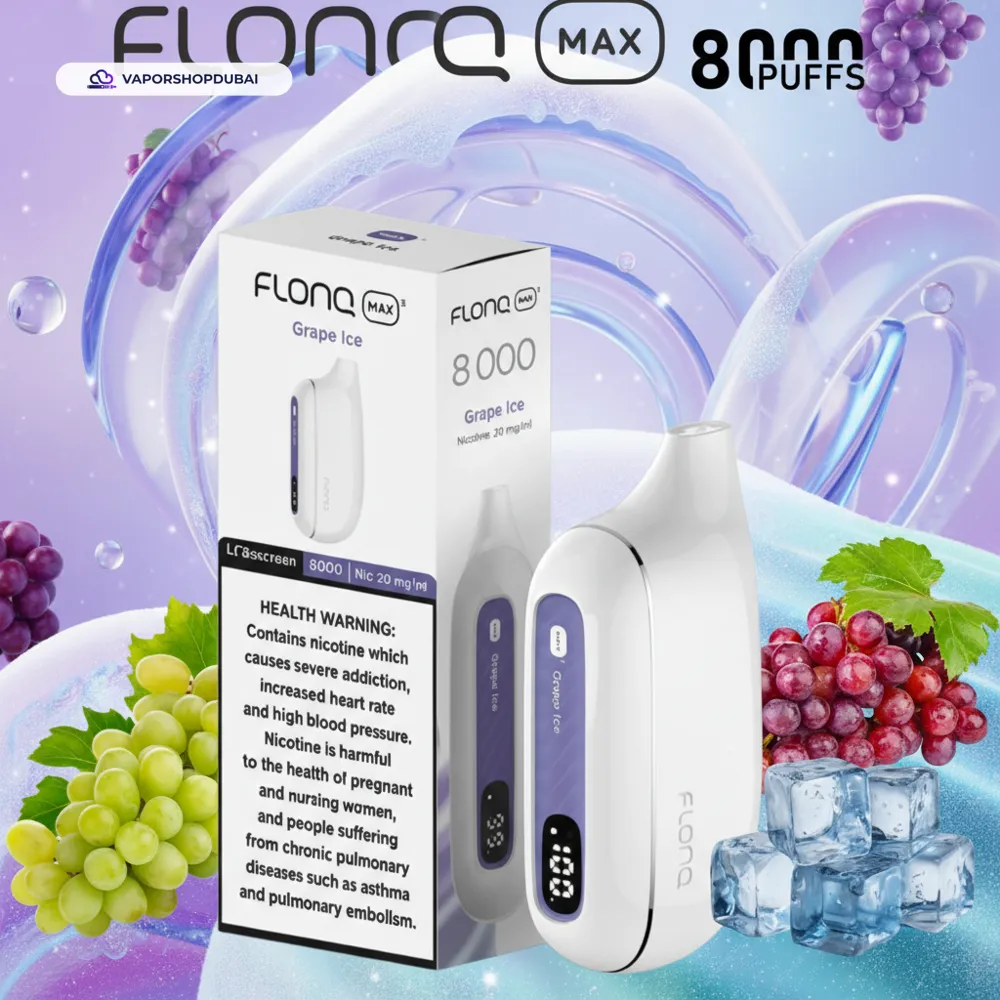 Flonq Max S 8000 Puffs Disposable Vape In UAE 17 Flonq Max S 8000 Puffs Disposable Vape In UAE