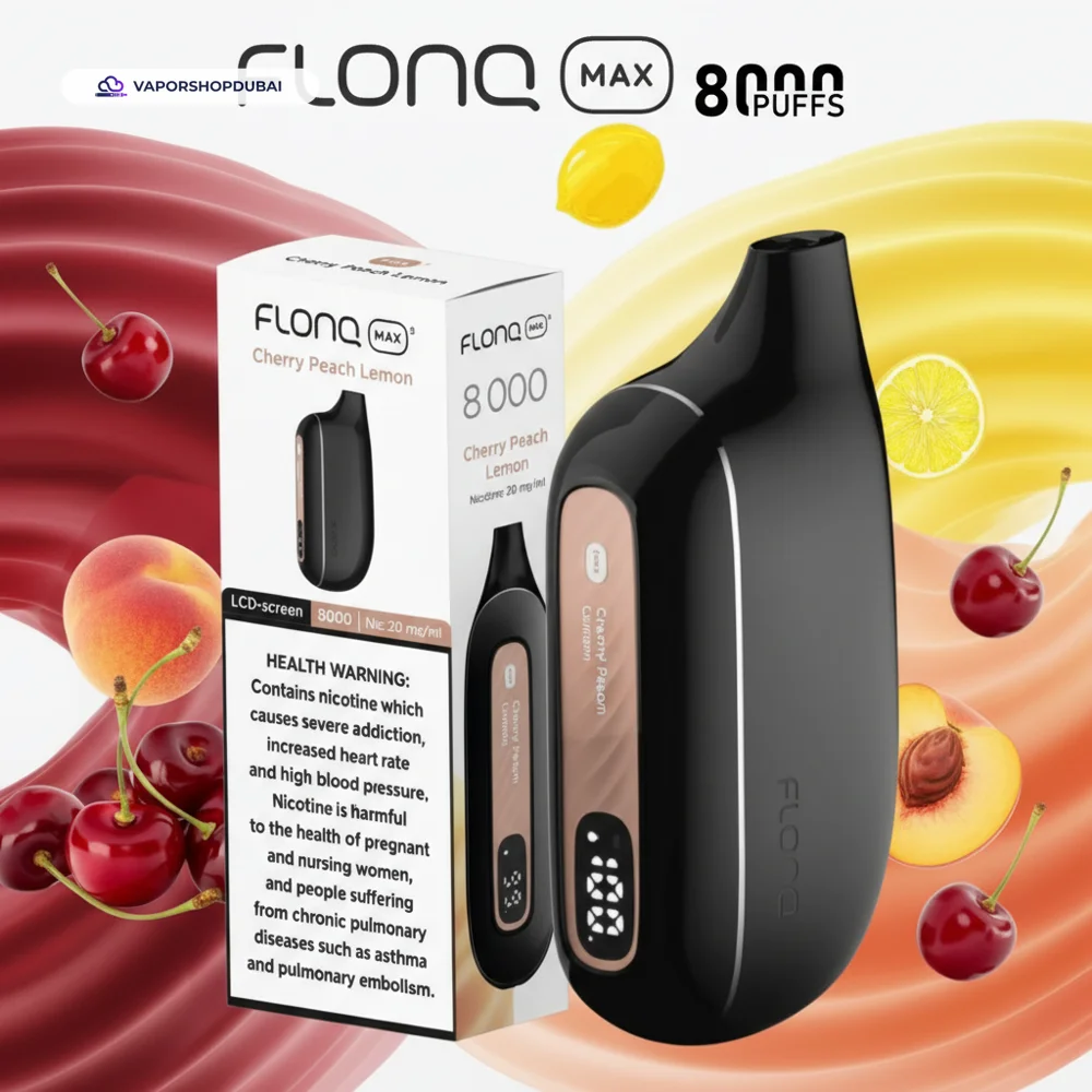 Flonq Max S 8000 Puffs Vape In UAE 8 Flonq Max S 8000 Puffs Disposable Vape In UAE