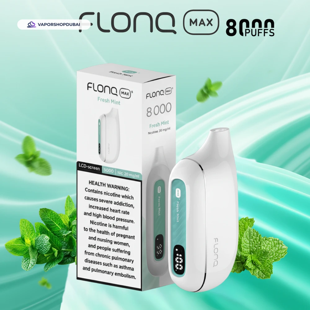 Flonq Max S 8000 Puffs Disposable Vape In UAE 9 Flonq Max S 8000 Puffs Disposable Vape In UAE