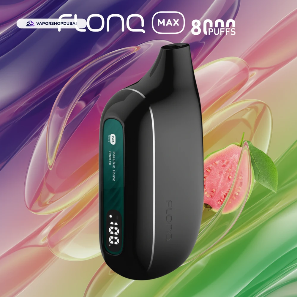 Flonq Max S 8000 Puffs Vape In UAE 28 passion-fruit-guava
