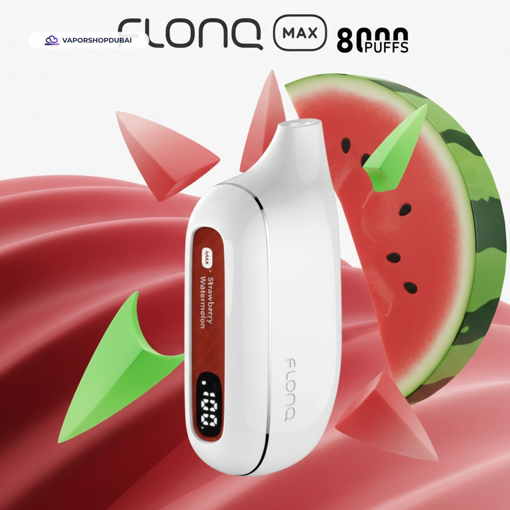 Flonq Max S 8000 Puffs Disposable Vape In UAE 30 strawberry-watermelon