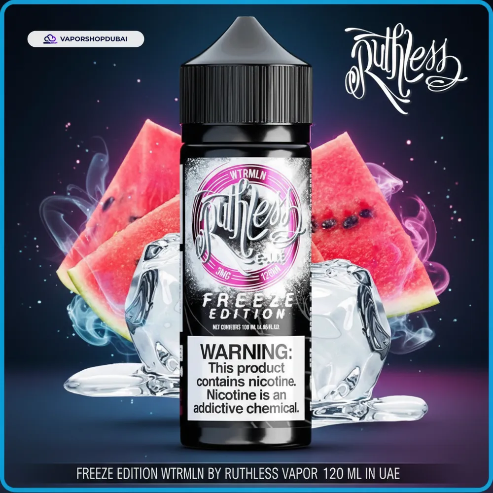 FREEZE EDITION WTRMLN BY RUTHLESS VAPOR 120 ML E-Liquid In UAE 1 FREEZE EDITION WTRMLN BY RUTHLESS VAPOR 120 ML IN UAE