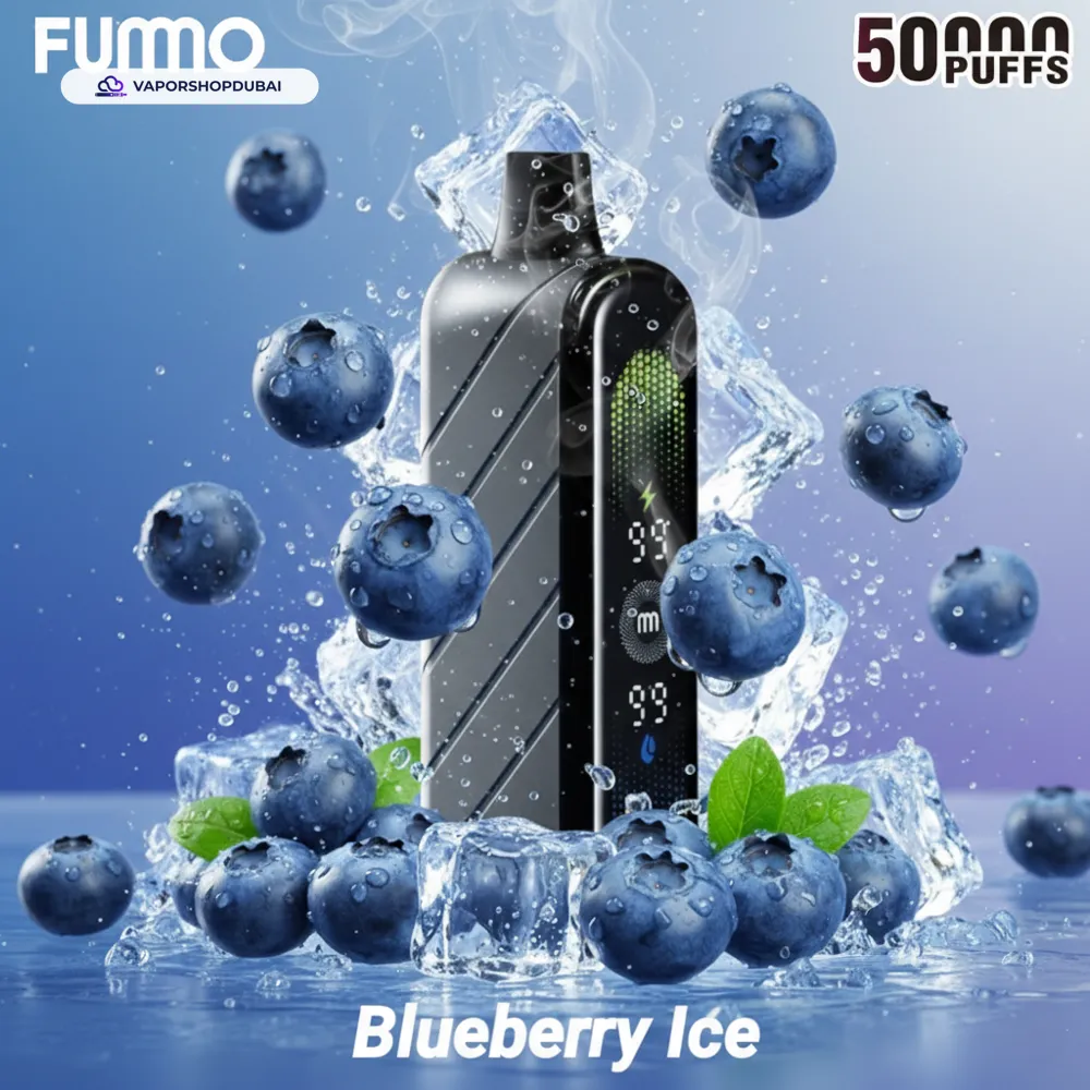Fummo Nova 50000 Puffs Disposable Vape in the UAE 34 blueberry-ice