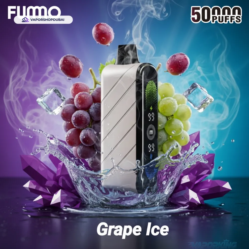Fummo Nova 50000 Puffs Disposable Vape in the UAE 37 grape-ice