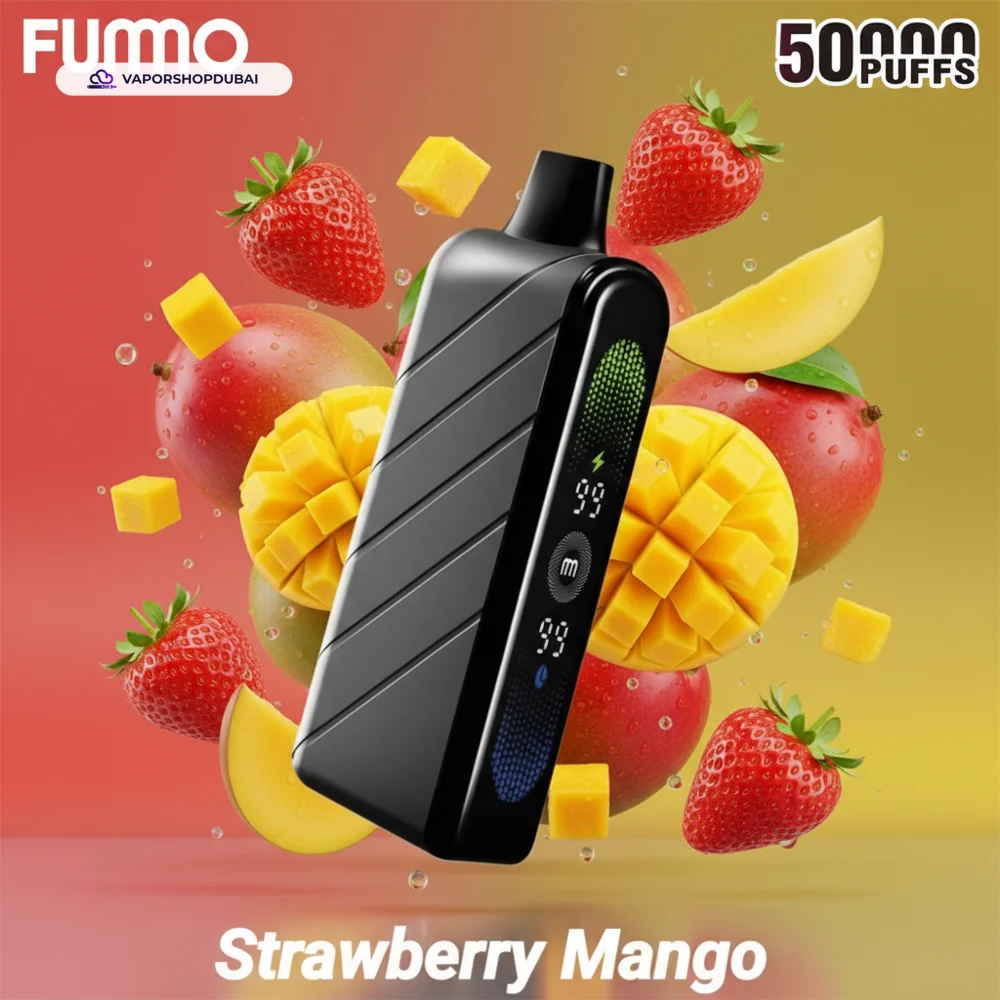Fummo Nova 50000 Puffs Disposable Vape in the UAE 45 strawberry-mango