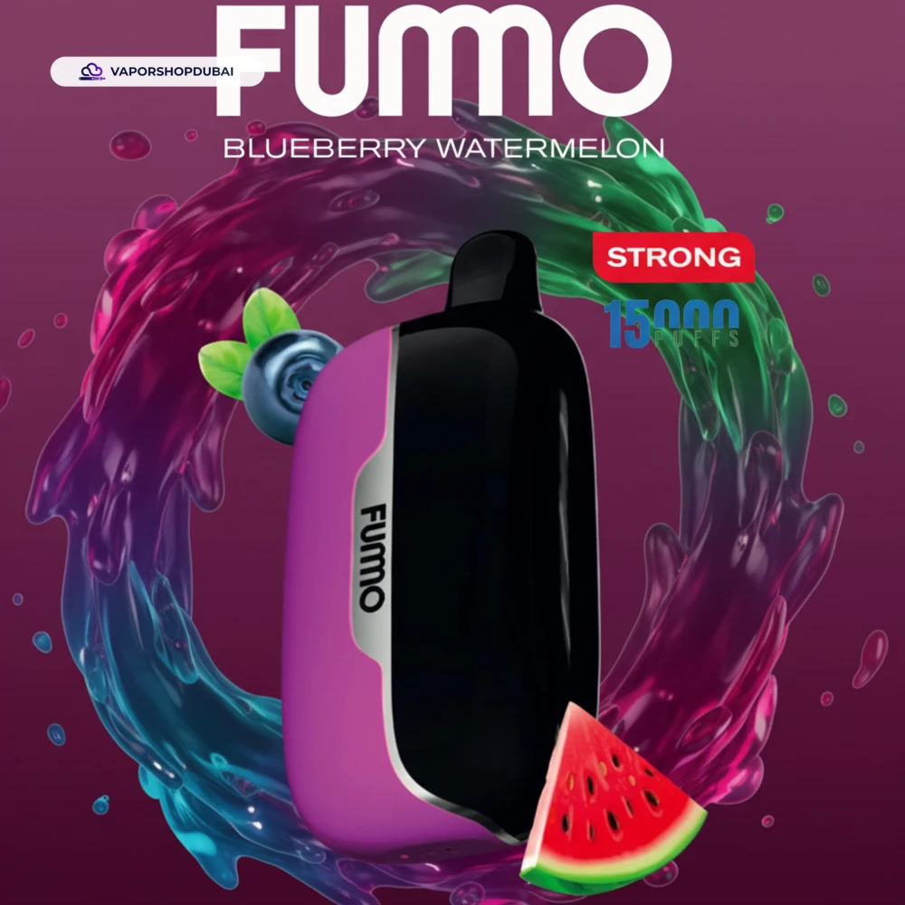 Fummo Power 15000 Puffs Disposable Vape In UAE 32 blueberry-watermelon