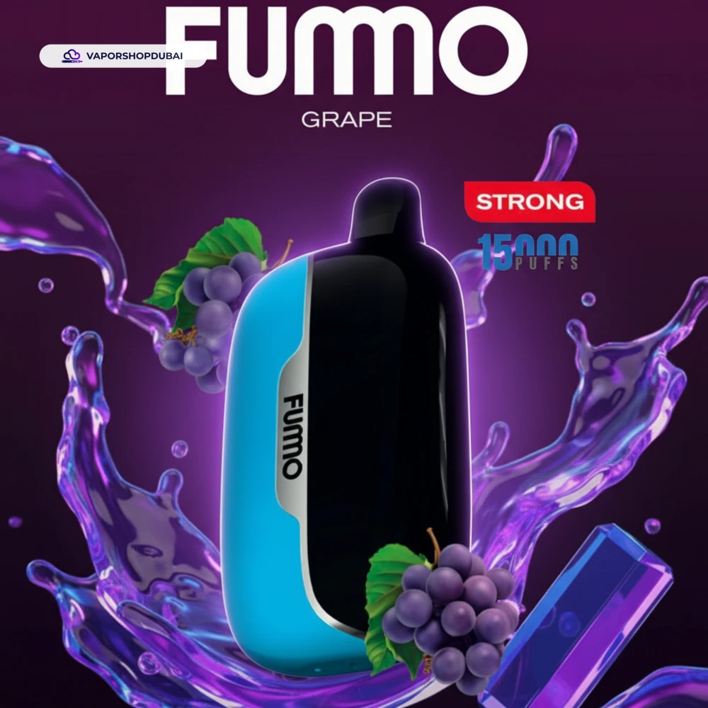 Fummo Power 15000 Puffs Disposable Vape In UAE 35 grape