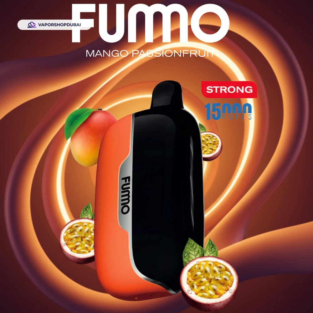 Fummo Power 15000 Puffs Disposable Vape In UAE 37 mango-passionfruit