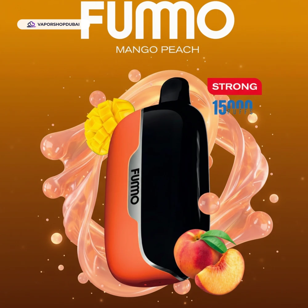 Fummo Power 15000 Puffs Disposable Vape In UAE 38 mango-peach