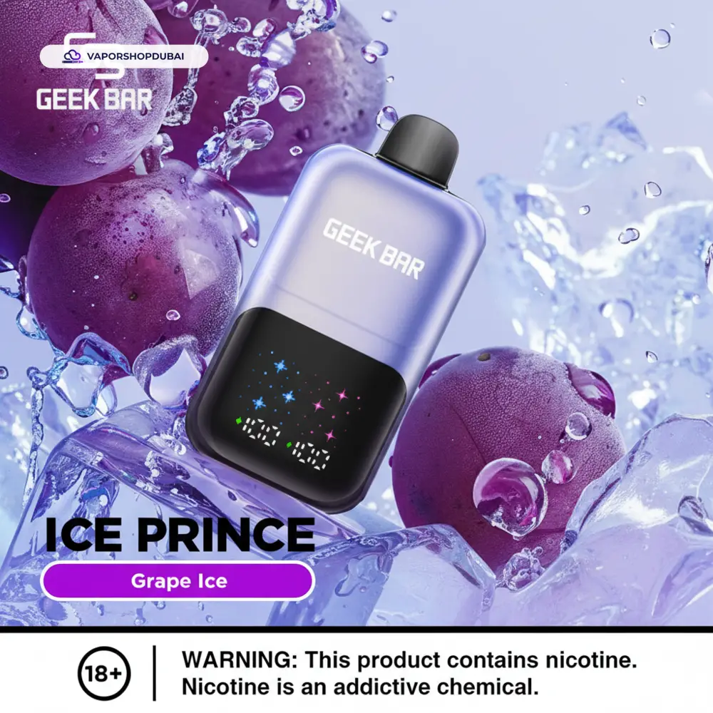 Geek Bar Ice Prince 50000 Puffs Disposable Vape In UAE 17 Geek Bar Ice Prince 50000 Puffs Disposable Vape In UAE