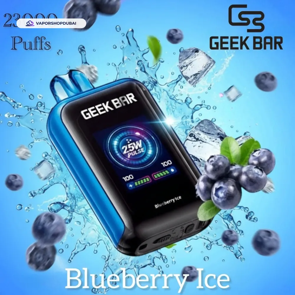 Geek Bar Watt 23000 Puffs Vape In UAE 23 blueberry-ice