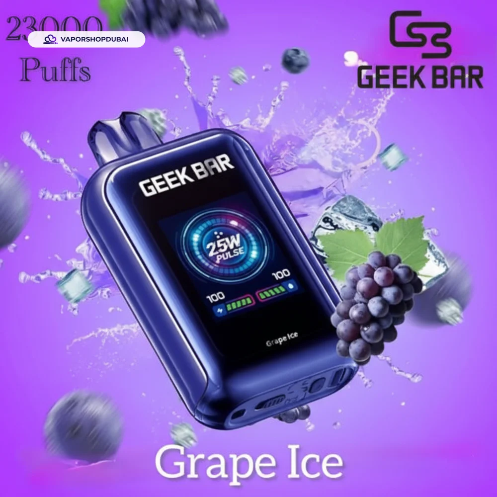 Geek Bar Watt 23000 Puffs Vape In UAE 14 Geek Bar Watt 23000 Puffs Disposable Vape 5% (50mg) Nicotine In UAE, DUBAI