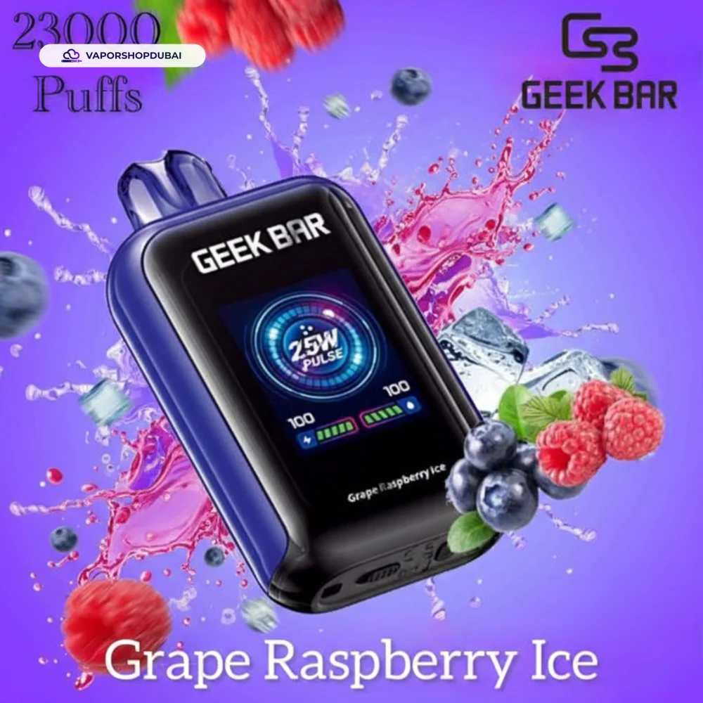 Geek Bar Watt 23000 Puffs Vape In UAE 15 Geek Bar Watt 23000 Puffs Disposable Vape 5% (50mg) Nicotine In UAE, DUBAI