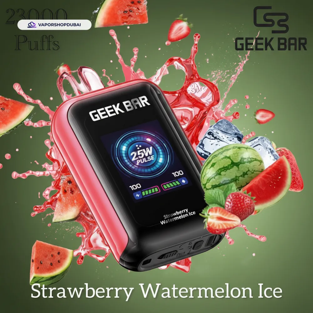 Geek Bar Watt 23000 Puffs Vape In UAE 17 Geek Bar Watt 23000 Puffs Disposable Vape 5% (50mg) Nicotine In UAE, DUBAI
