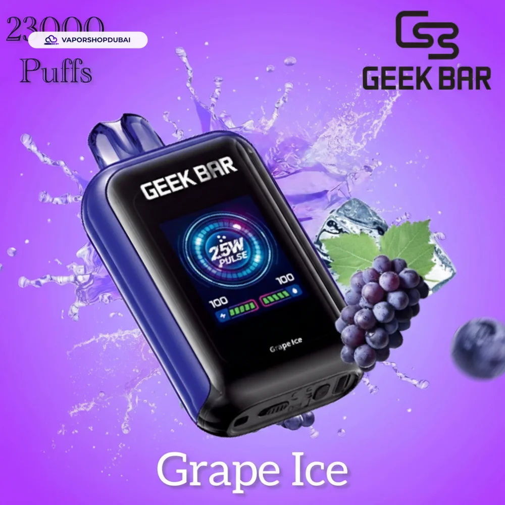 Geek Bar Watt 23000 Puffs Vape In UAE 3 Geek Bar Watt 23000 Puffs Disposable Vape 5% (50mg) Nicotine In UAE, DUBAI