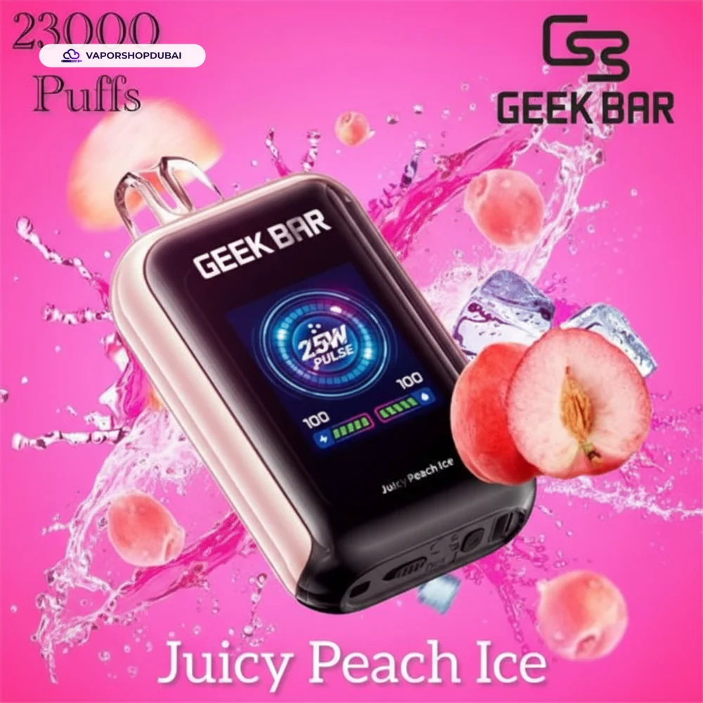 Geek Bar Watt 23000 Puffs Vape In UAE 22 Geek Bar Watt 23000 Puffs Disposable Vape 5% (50mg) Nicotine In UAE, DUBAI