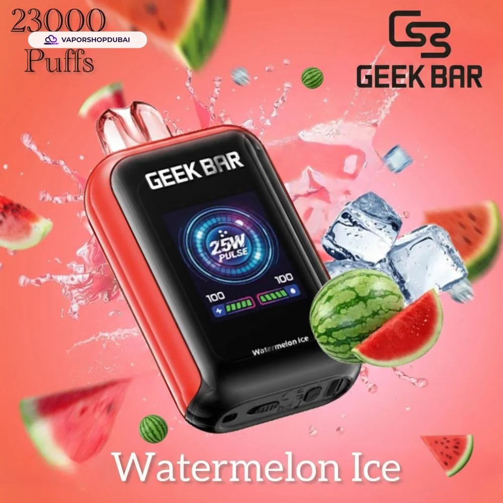Geek Bar Watt 23000 Puffs Vape In UAE 5 Geek Bar Watt 23000 Puffs Disposable Vape 5% (50mg) Nicotine In UAE, DUBAI