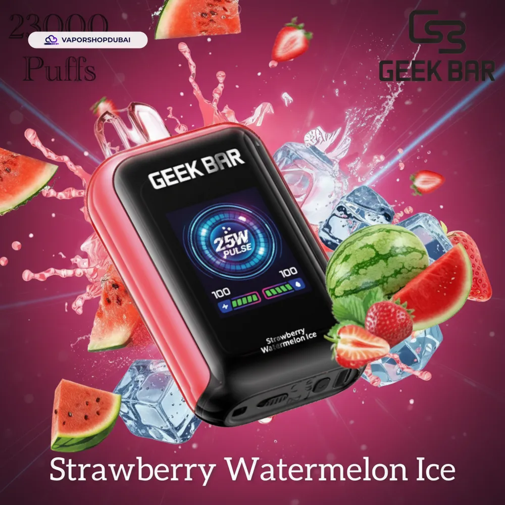 Geek Bar Watt 23000 Puffs Vape In UAE 6 Geek Bar Watt 23000 Puffs Disposable Vape 5% (50mg) Nicotine In UAE, DUBAI