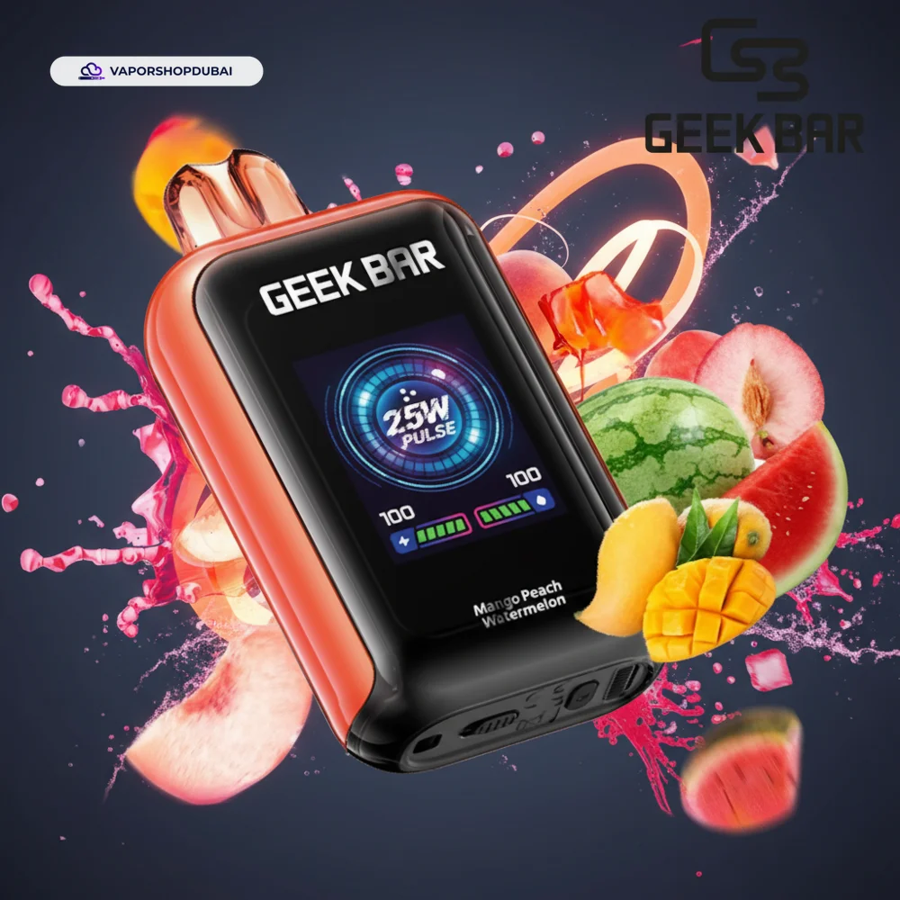 Geek Bar Watt 23000 Puffs Vape In UAE 8 Geek Bar Watt 23000 Puffs Disposable Vape 5% (50mg) Nicotine In UAE, DUBAI