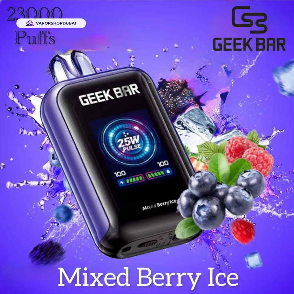 Geek Bar Watt 23000 Puffs Disposable Vape 5% (50mg) Nicotine In UAE, DUBAI 9 Geek Bar Watt 23000 Puffs Disposable Vape 5% (50mg) Nicotine In UAE, DUBAI