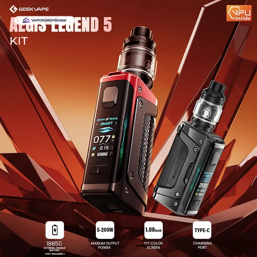 Geekvape Aegis Legend 5 Vape Mod Kit 200W In UAE 5 Premium