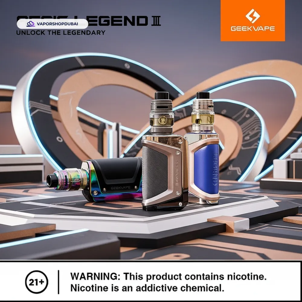 GeekVape Aegis Legend III 3 Kit 200W with Z Fli Tank Atomizer 5.5ml Vape Kit In UAE 2 GeekVape Aegis Legend III 3 Kit 200W with Z Fli Tank Atomizer 5.5ml In UAE