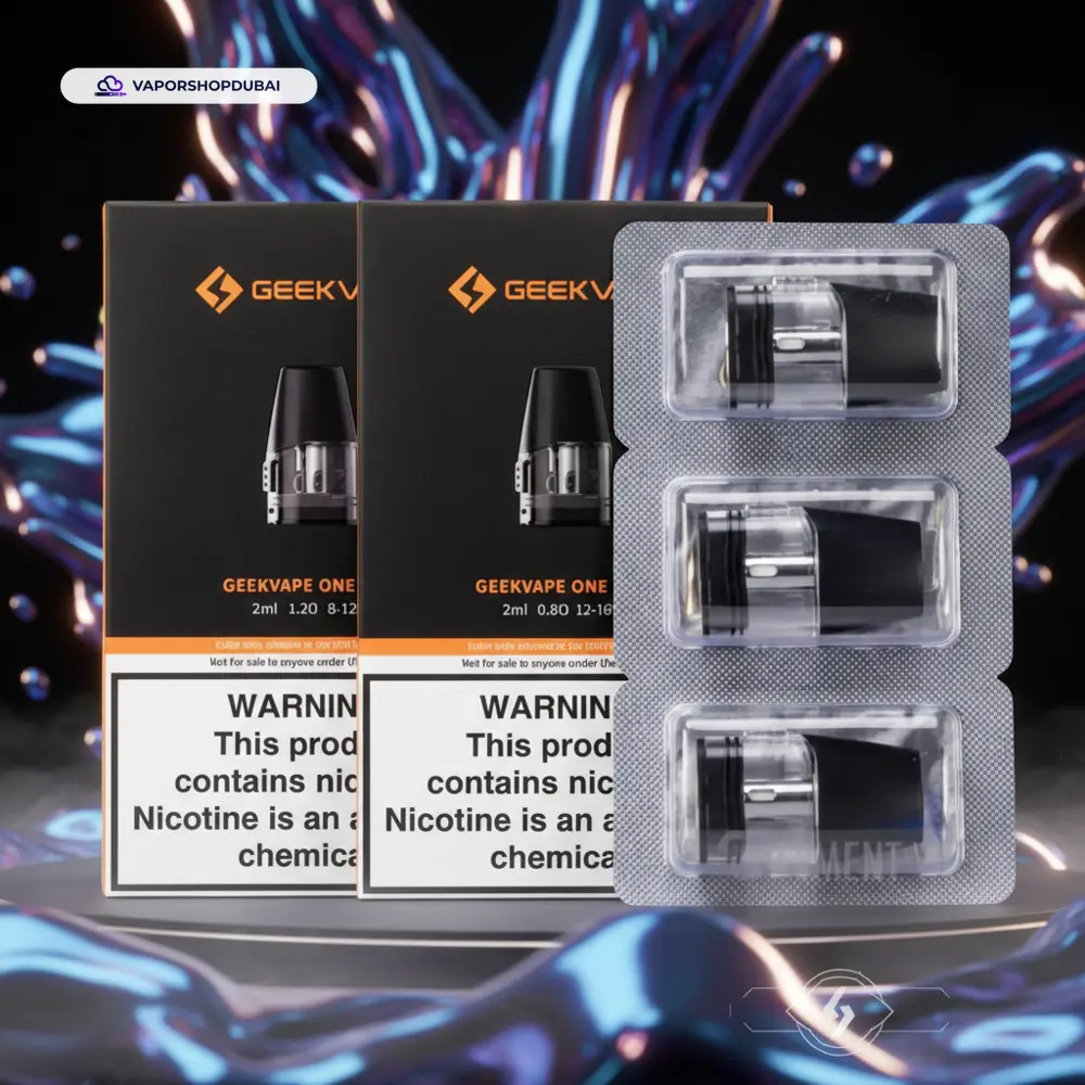 Geekvape Aegis One Pod Cartridge For Aegis 1FC Pod Kit In UAE 5 Geekvape Aegis One Pod Cartridge For Aegis 1FC & ONE Kit (3pcs/pack)