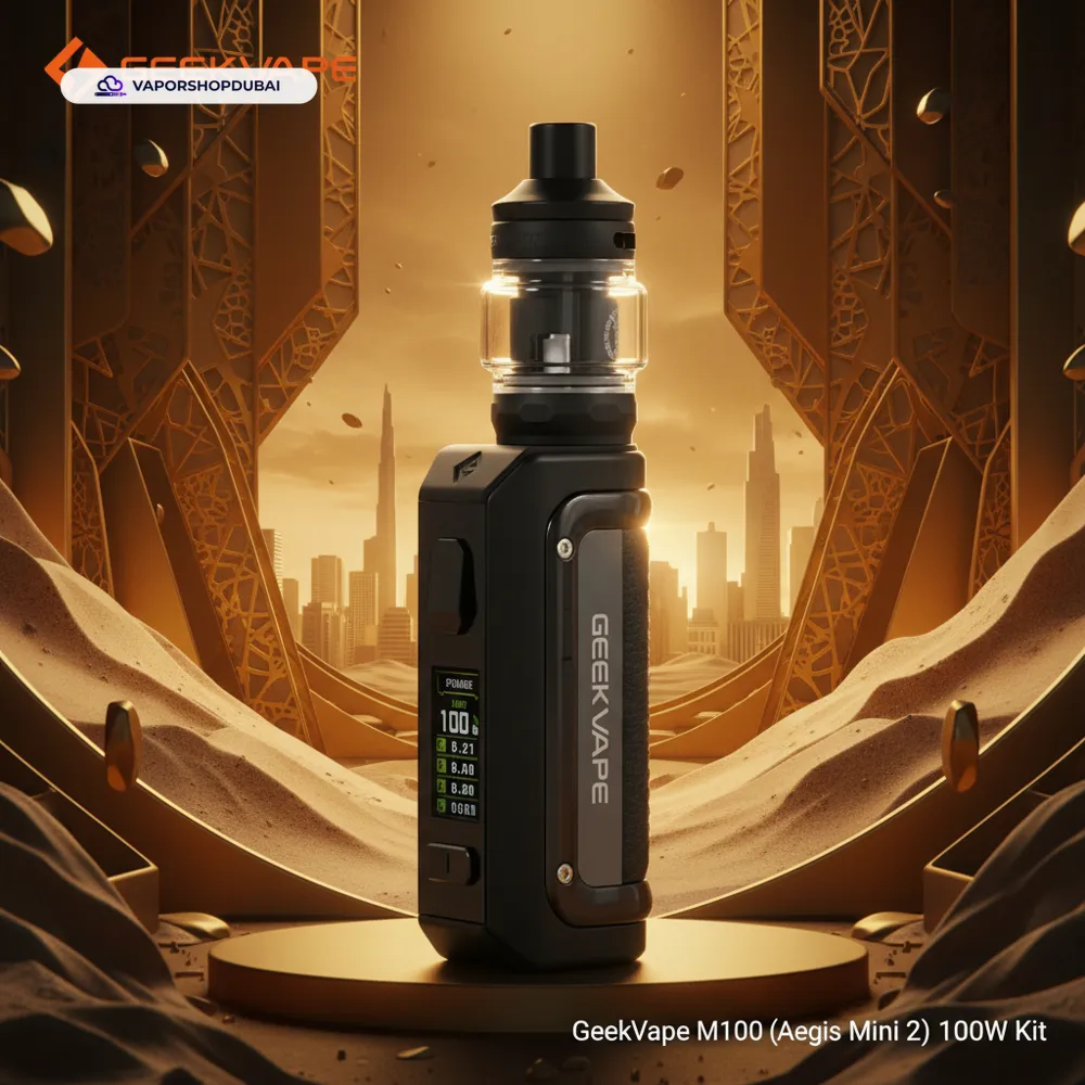 GeekVape M100 Aegis Mini 2 Kit 2500mAh Vape Kit In UAE 1 GeekVape M100 Aegis Mini 2 Kit 2500mAh In DUBAI, UAE