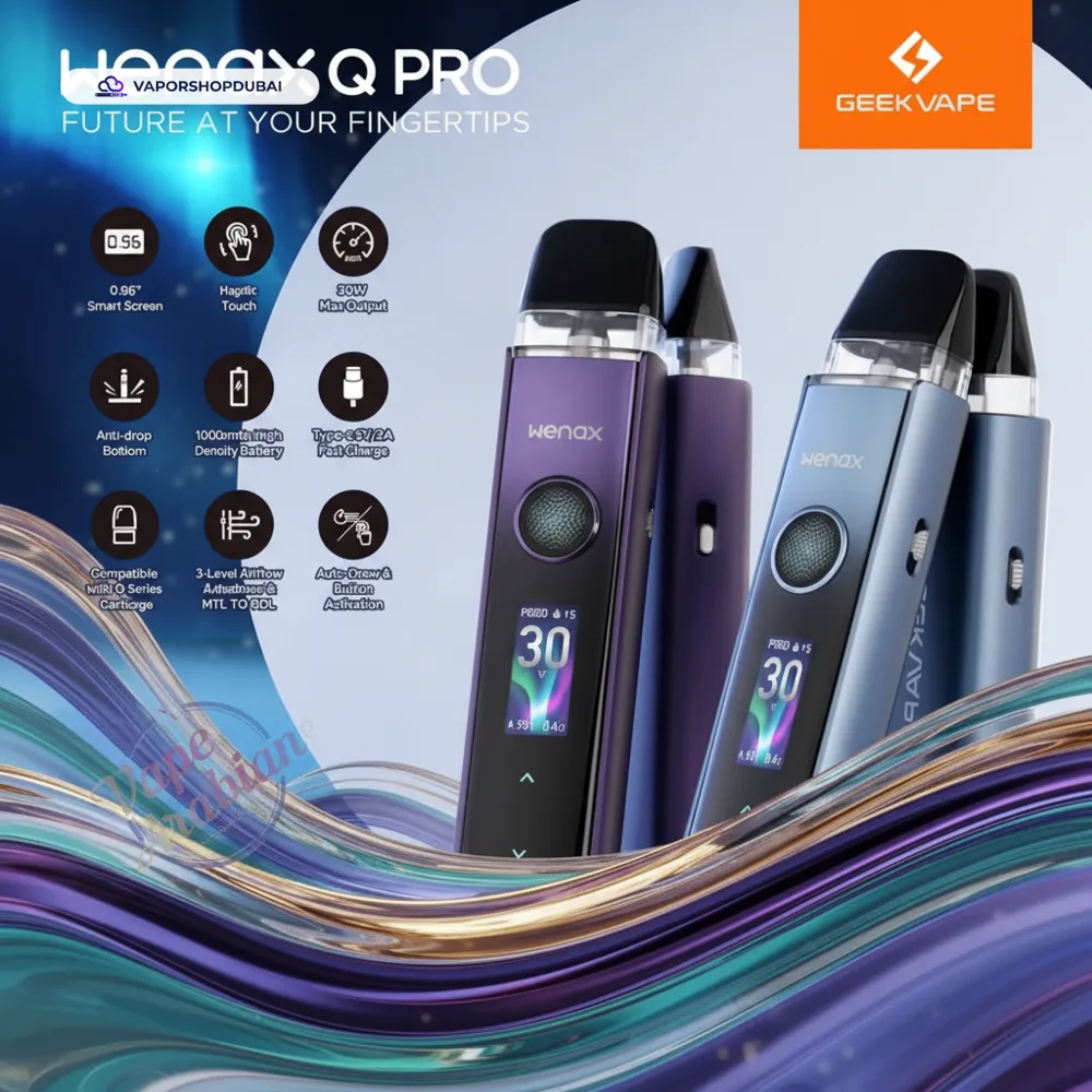 Geekvape Wenax Q Pro Pod Kit 2ml In UAE 2 Geekvape Wenax Q Pro Pod Kit 2ml In UAE